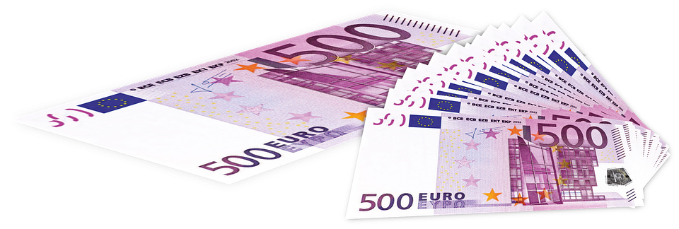 eura pětistovky
